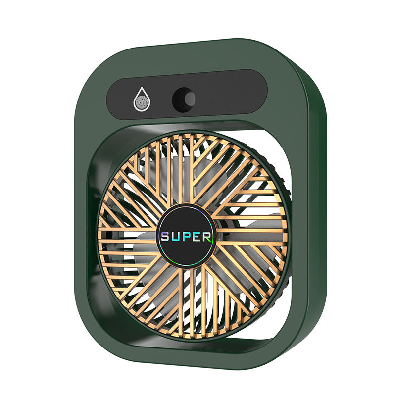 Ventilateur Portable avec Brumisation – Silencieux & Rechargeable