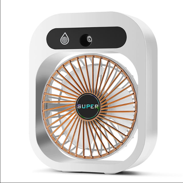 Ventilateur Portable avec Brumisation – Silencieux & Rechargeable