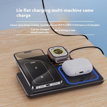 15W3 Chargeur 3 en 1 intelligent compatible iPhone 11,12,13,14,15
